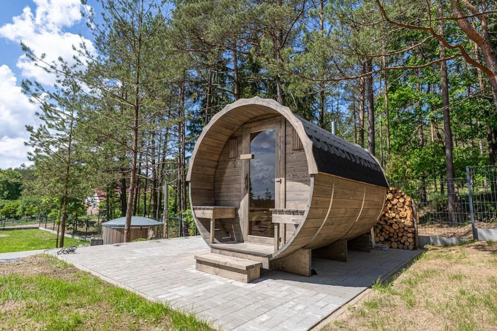 Wrzosowe Wzgorze - Domek Wiejski Klaczno ภายนอก รูปภาพ
