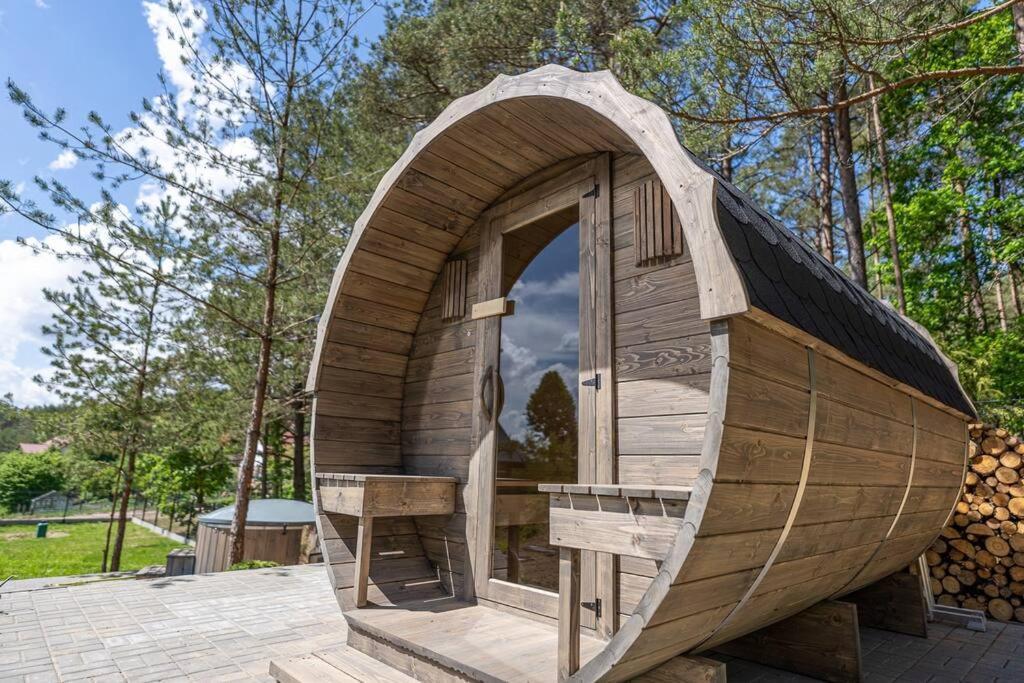 Wrzosowe Wzgorze - Domek Wiejski Klaczno ภายนอก รูปภาพ